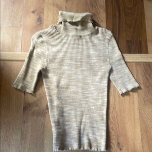 Banana Republic Beige Turtleneck Sweater
